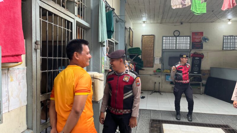 Polres Palas dan Rutan Kelas IIB Sibuhuan Gelar Razia Gabungan, Ini Hasilnya.