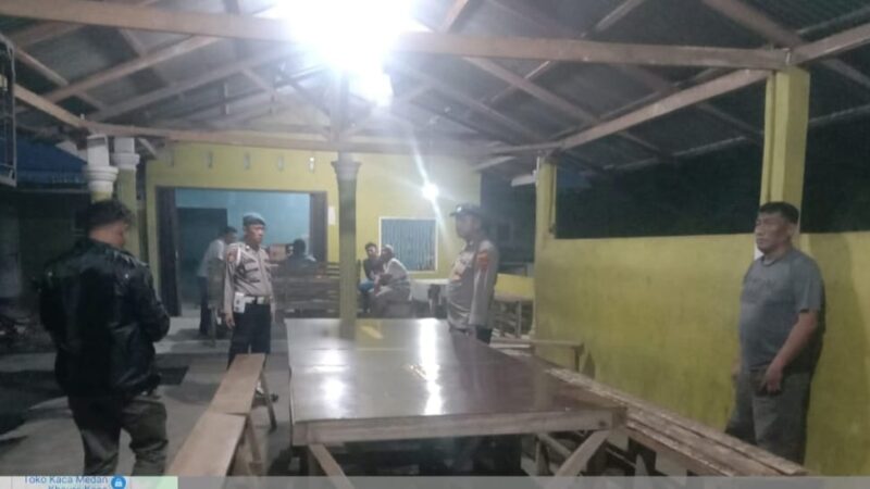 Polsek Biru-Biru Patroli Lokasi Diduga Judi Dadu Putar dan Tembak Ikan di Ajibaho