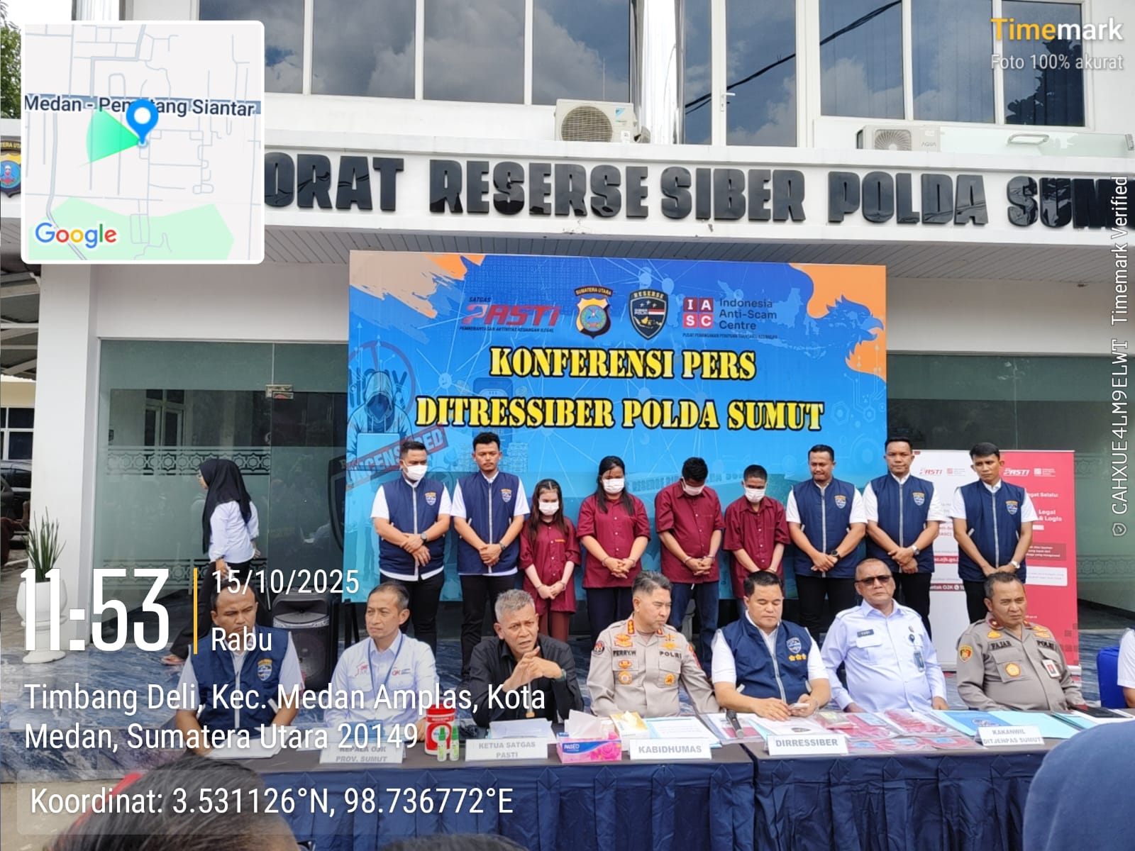 Kolaborasi Dengan OJK dan Lapas I Medan, Dit Siber Polda Sumut Berhasil Ungkap Kasus Penipuan Scam