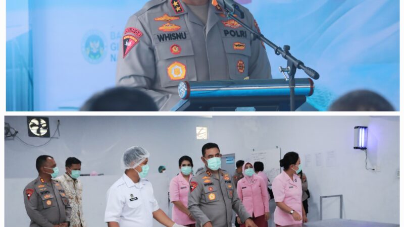 Kapolda Sumut Buktikan Komitmen Dukung MBG, Resmikan 2 SPPG Sekaligus di Sergai