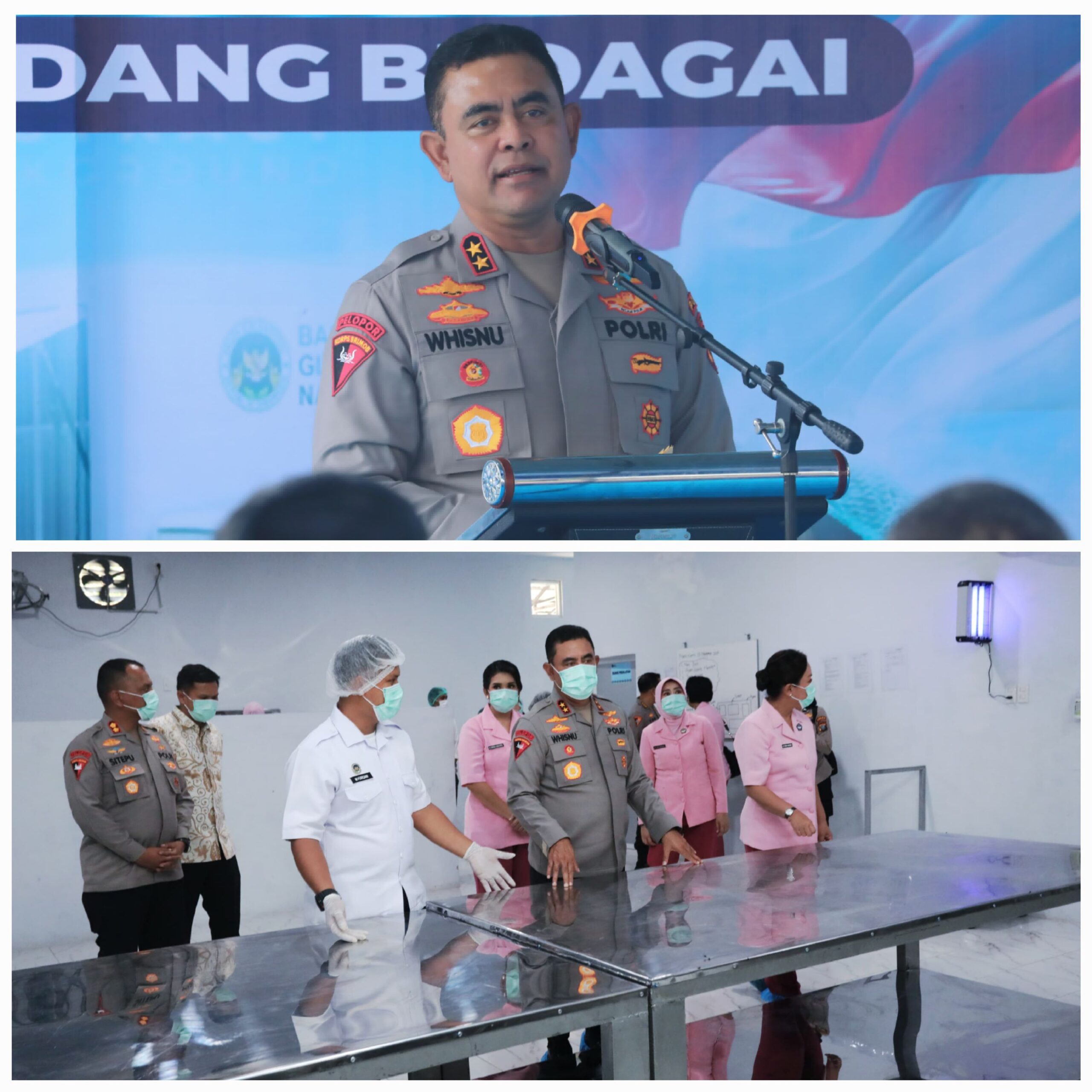 Kapolda Sumut Buktikan Komitmen Dukung MBG, Resmikan 2 SPPG Sekaligus di Sergai