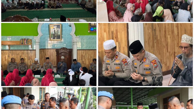 Indahnya Kebersamaan: Polres Binjai Gelar Zikir dan Doa Bersama Ratusan Anak Yatim di Masjid Al-Ikhlas