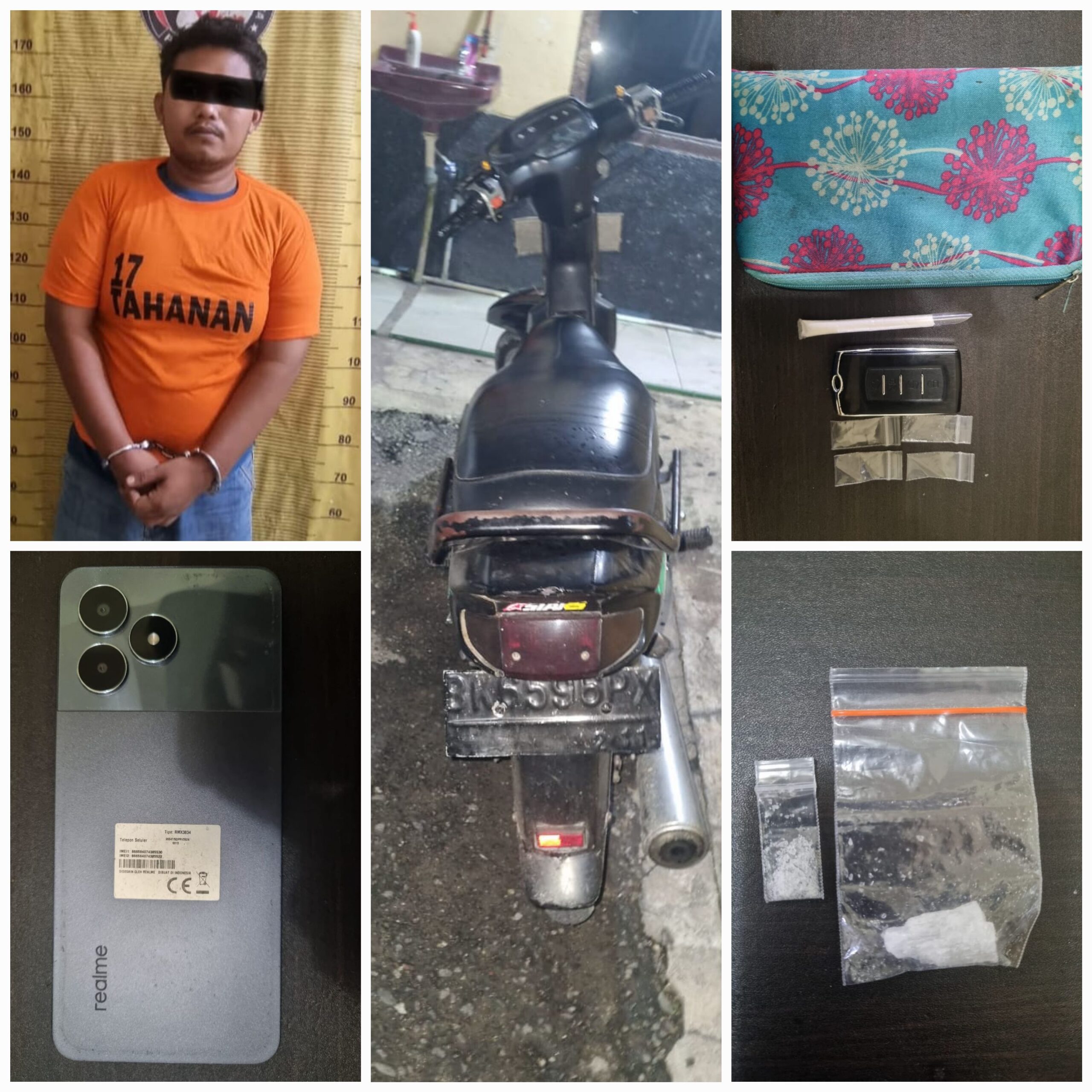 Bandar Narkoba Tugu Rambutan Tandem Tak Berkutik Saat Diciduk Polres Binjai