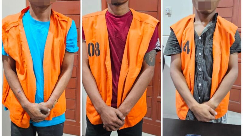 Polresta Deli Serdang Sikat Tiga Pengedar Narkoba Sekaligus