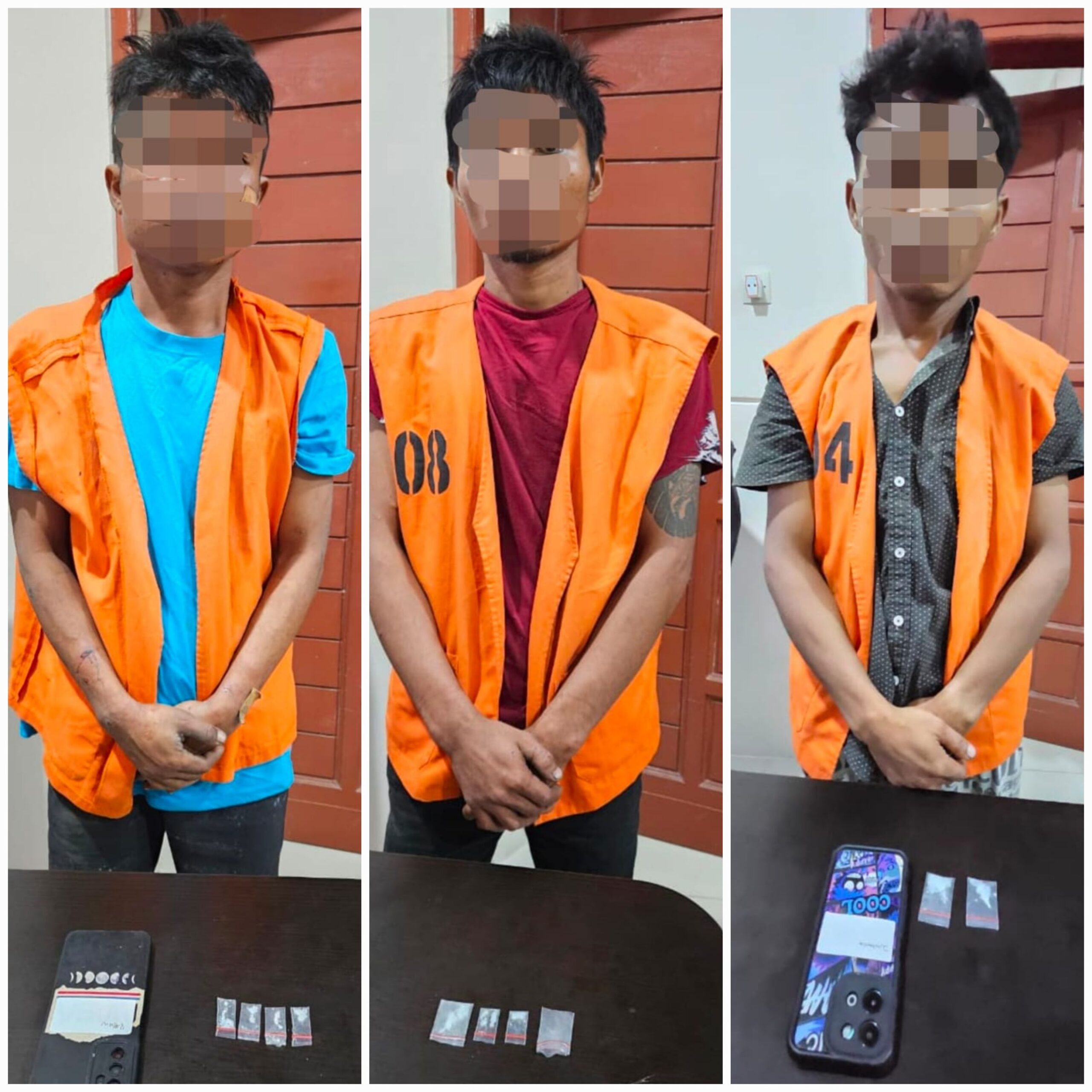 Polresta Deli Serdang Sikat Tiga Pengedar Narkoba Sekaligus