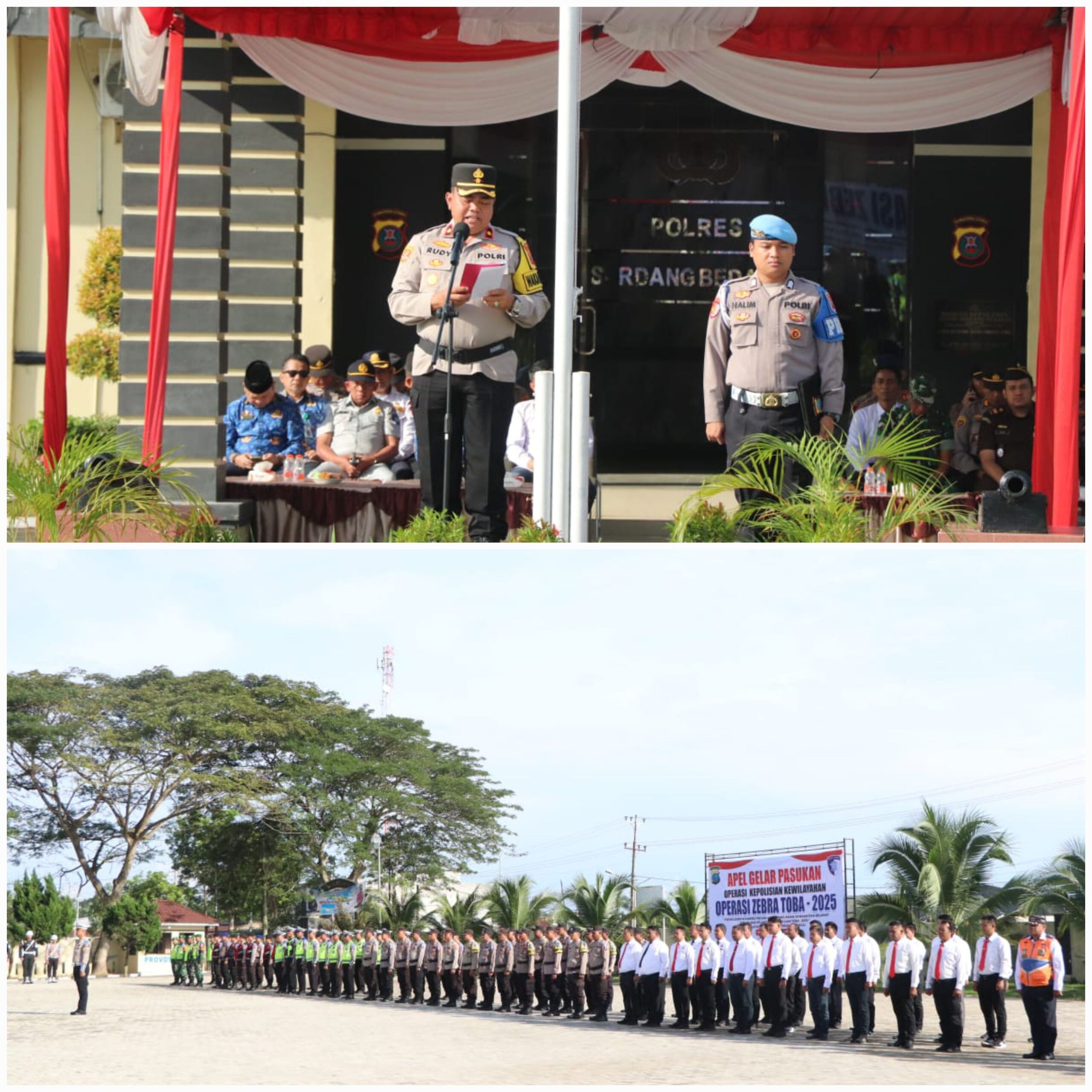 Jelang Nataru, Wakapolres Sergai Mulai Ops Zebra Toba 2025, Targetkan Kamseltibcarlantas Kondusif