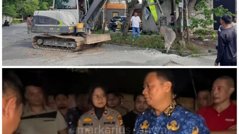 Kontraktor Ngamuk, Penutup Drainase di Tugu Keris Dihancurkan Lagi Akibat Pemko Pekanbaru Nunggak Bayar