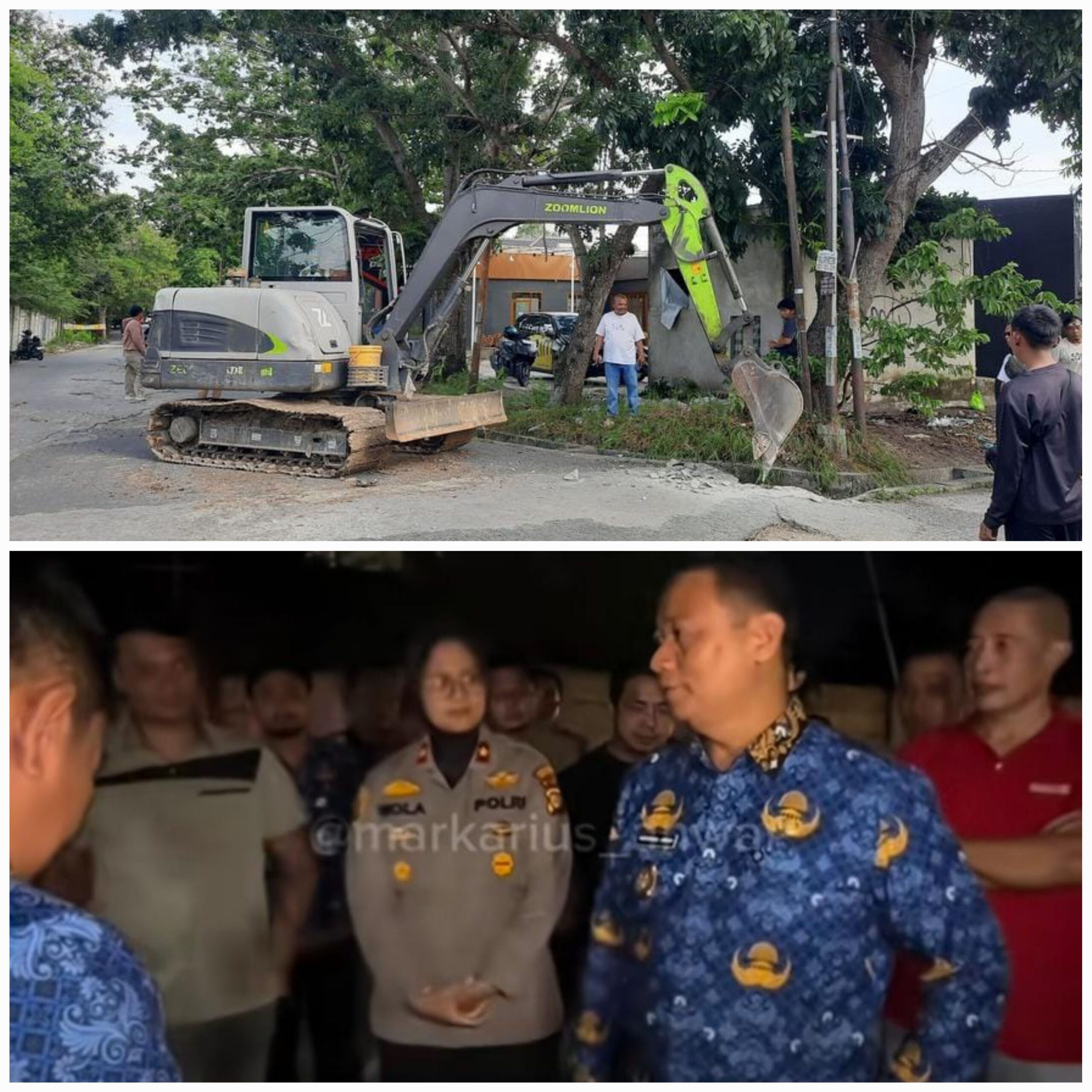 Kontraktor Ngamuk, Penutup Drainase di Tugu Keris Dihancurkan Lagi Akibat Pemko Pekanbaru Nunggak Bayar