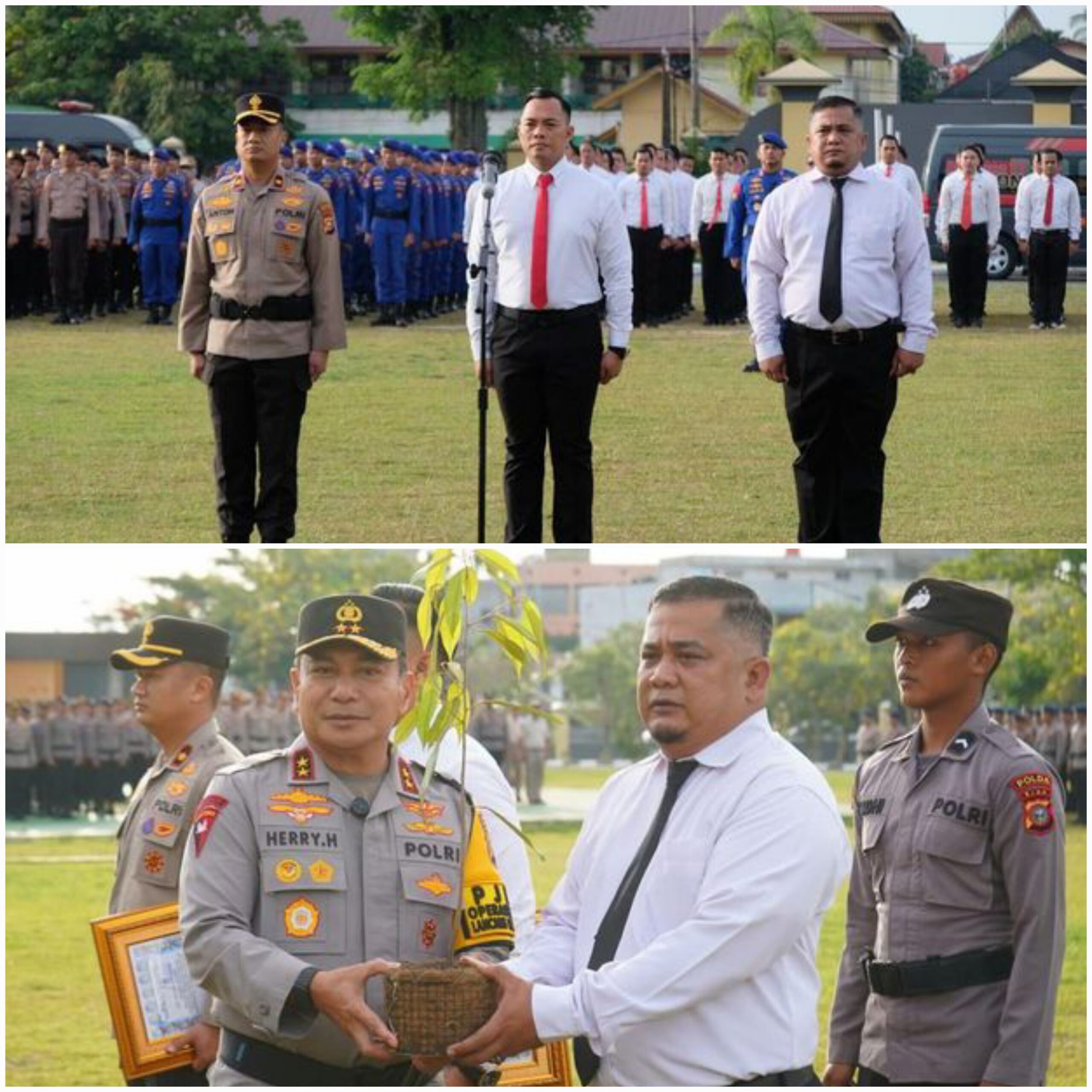 Buktikan Komitmen Berantas Narkoba, Kapolda Riau Hadiahi 96 Personel Berprestasi