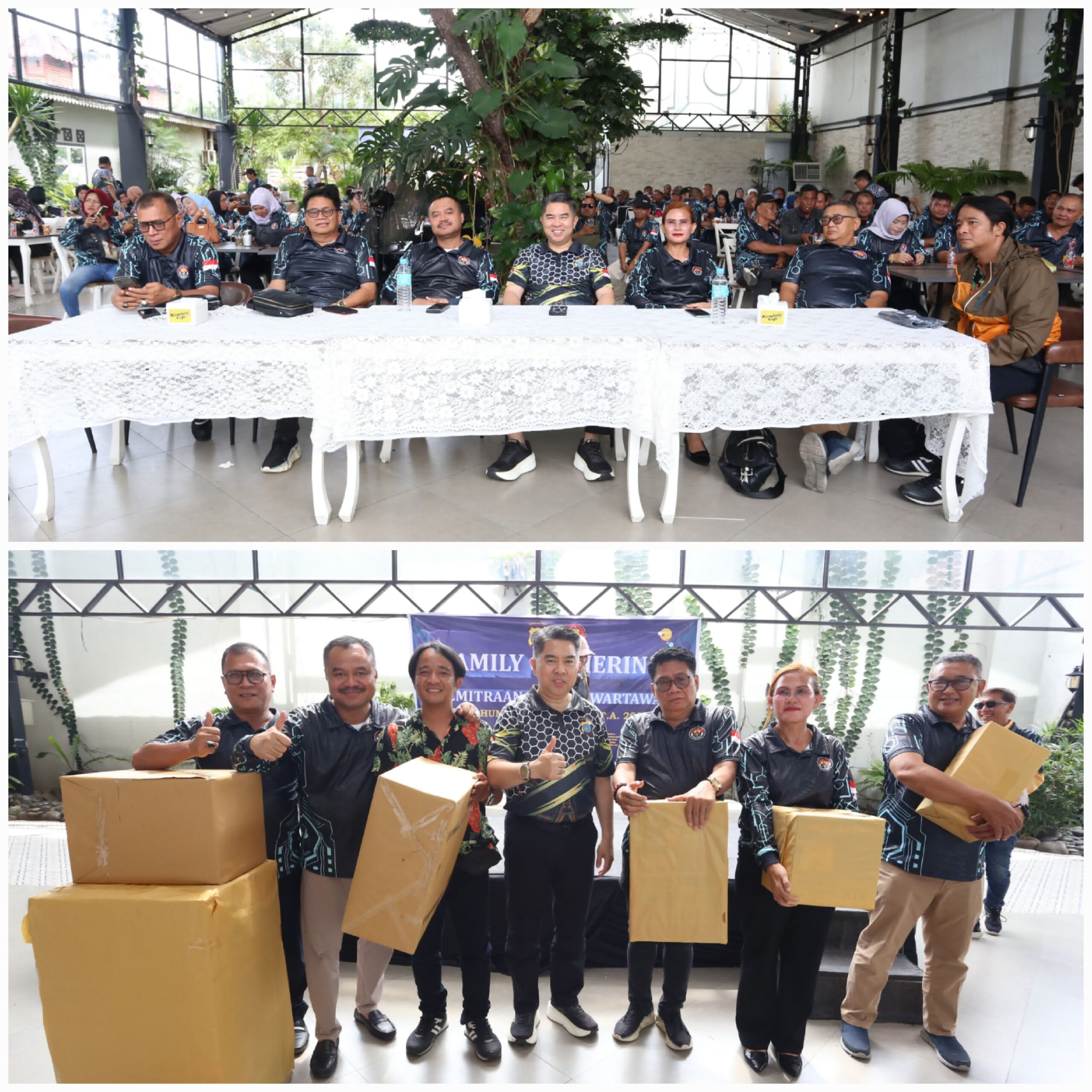 Kompak! Polda Sumut dan Wartawan Satu  Frekuensi Perkuat Sinergitas dan Jaga Profesionalisme di Family Gathering