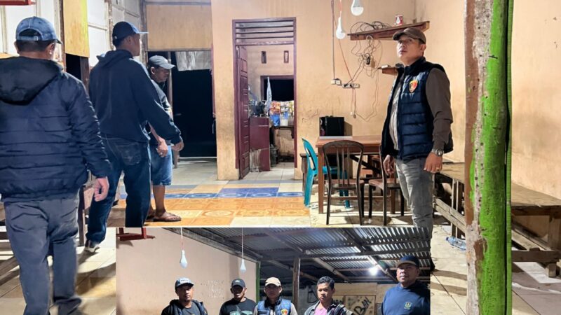 Respons Aduan Masyarakat, Polsek Munte Gelar Razia Lapak Judi di Buluh Naman