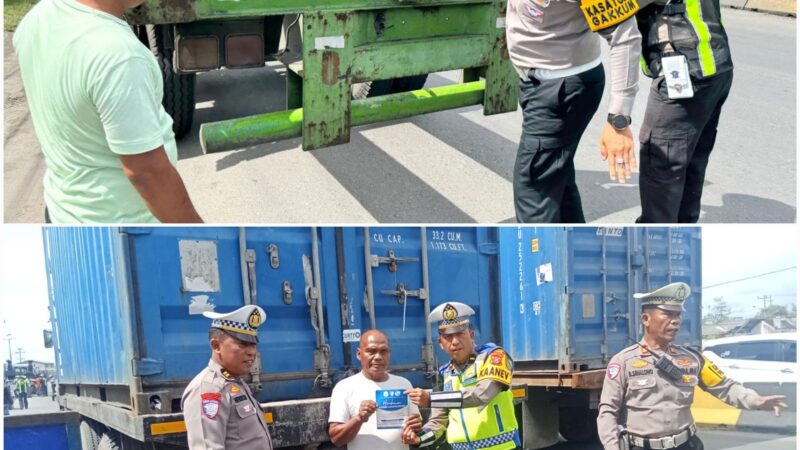 Demi Keselamatan Jalan, Polres Pelabuhan Belawan Libatkan Organda dan Jasa Raharja di Ops Zebra Toba 2025