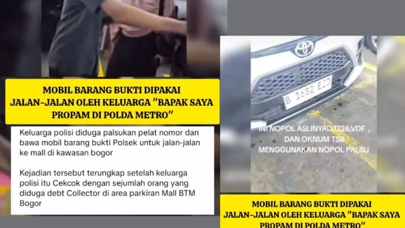 Geger! Pria Ini Keciduk Bawa Keluarga Jalan-jalan ke Mall BTM Pakai Mobil Sitaan Polisi