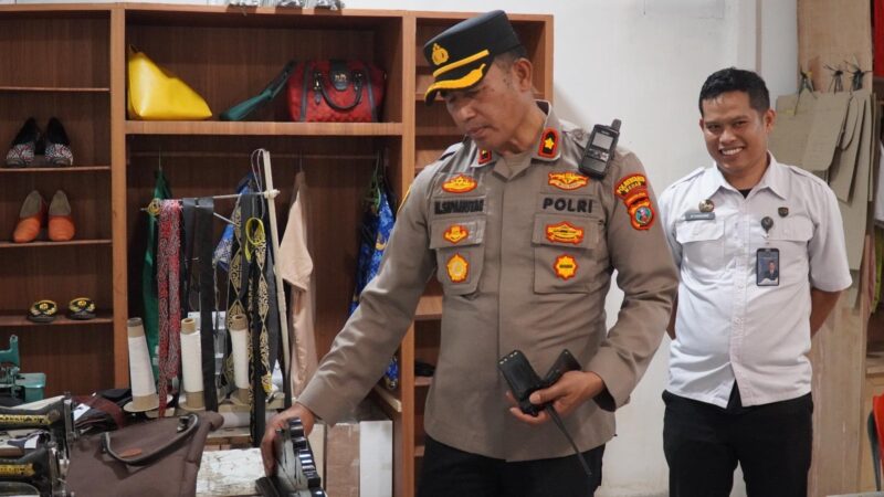 Kapolsek Medan Helvetia Kunjungi Rutan Kelas I Medan, Apresiasi Program Pembinaan Kemandirian Warga Binaan