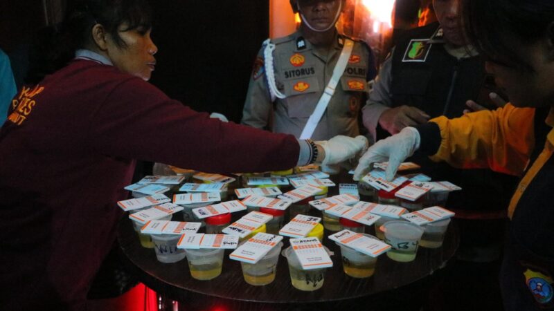Sumut Bersinar! Ditresnarkoba Polda Sumut Razia THM Medan, 13 Orang Terbukti Gunakan Narkoba