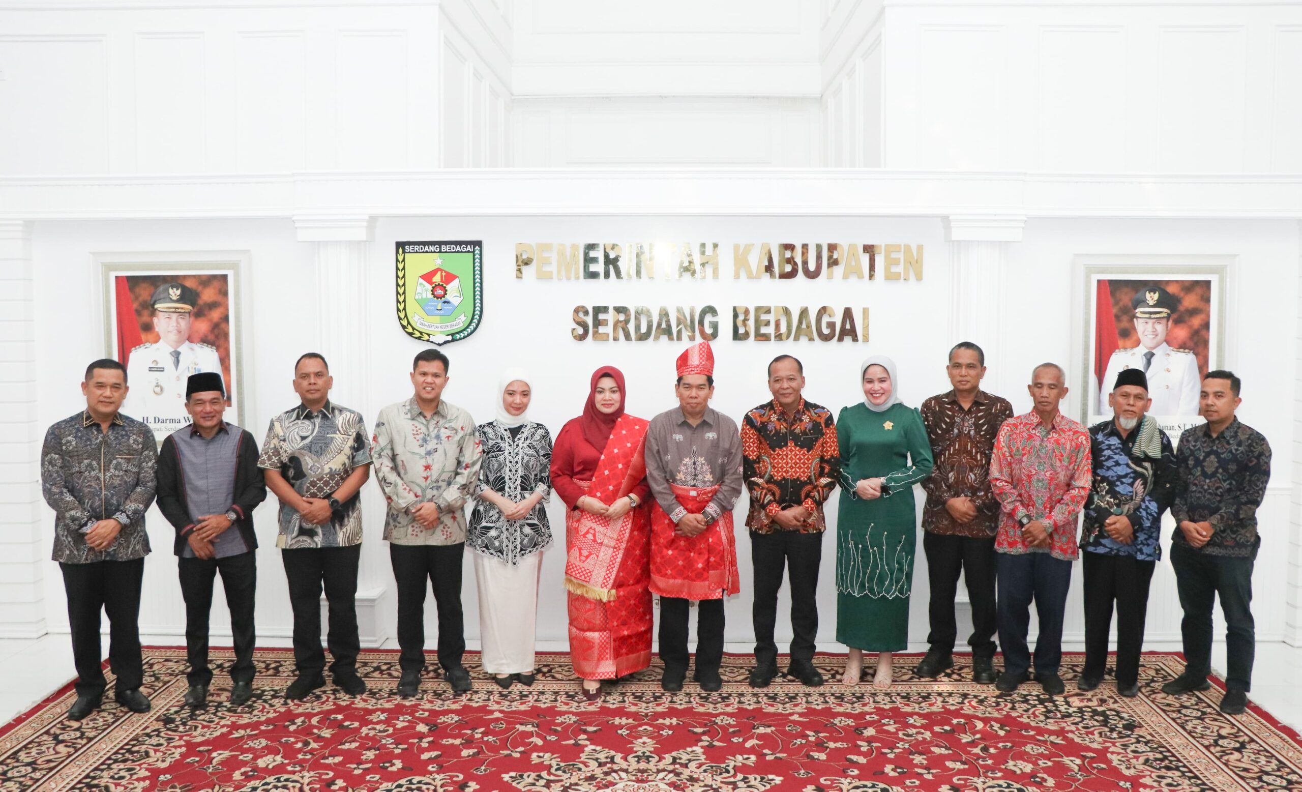 Suasana Hangat di Gedung Putih, Kapolres Sergai dan Forkopimda Sambut Kajari Baru Amriyata