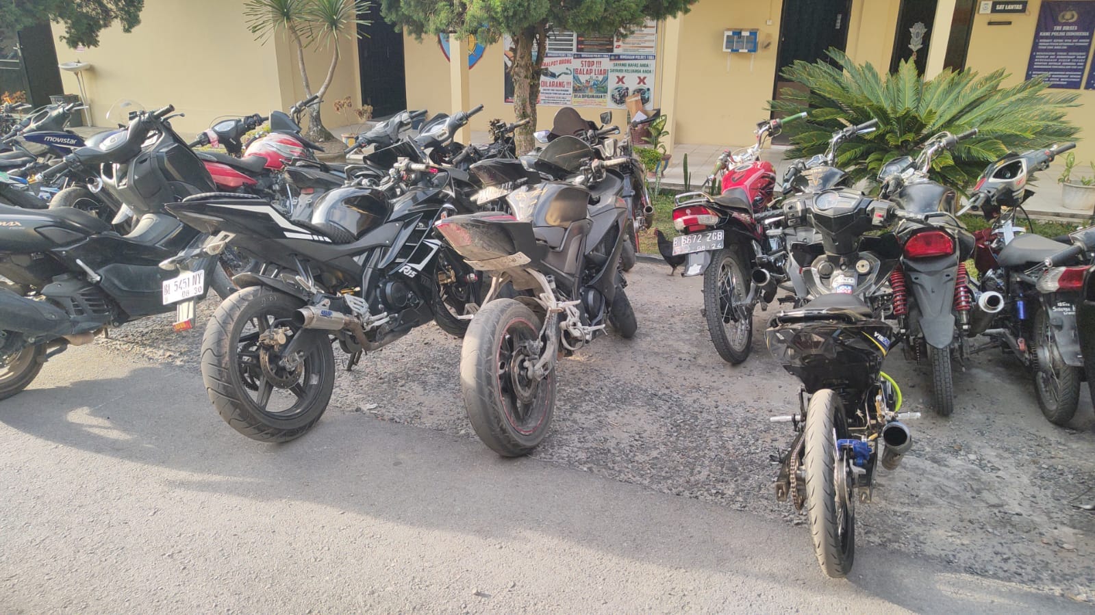 Satlantas Polres Toba Terus Gas Penindakan, 11 Motor Knalpot Racing Kembali Terjaring