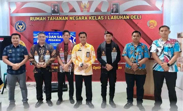 Diwarnai Haru dan Keakraban, Rutan Labuhan Deli Lepas Pegawai Lama Sekaligus Sambut Wajah Baru