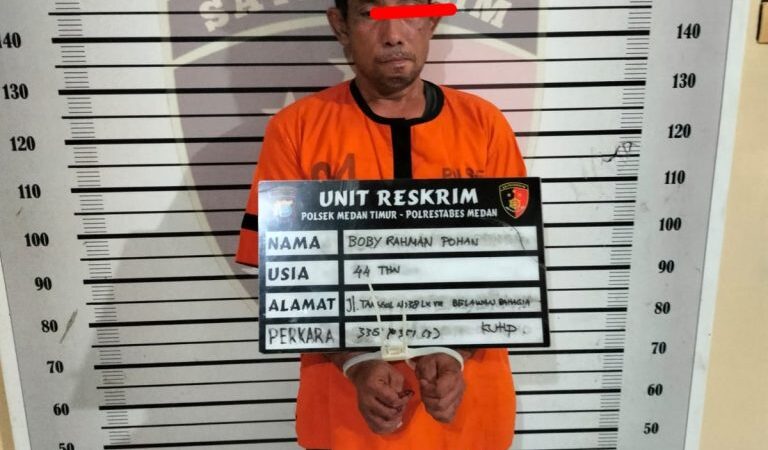 Gerak Cepat Polsek Medan Timur: Tersangka Pembunuhan di Jembatan Titi Gantung Berhasil Diamankan