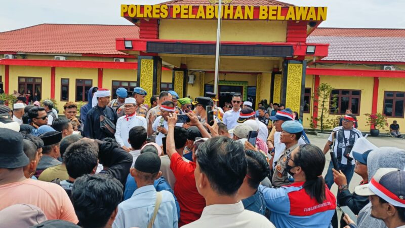 Satu Tekad! 10 Ribu Warga Belawan Siap Dukung Pemberantasan Begal dan Narkoba