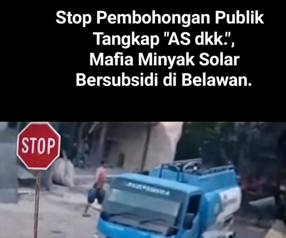 Belawan Darurat Mafia Solar! Warga Gerah Ulah A.S. dkk, Minta APH Jangan Tutup Mata