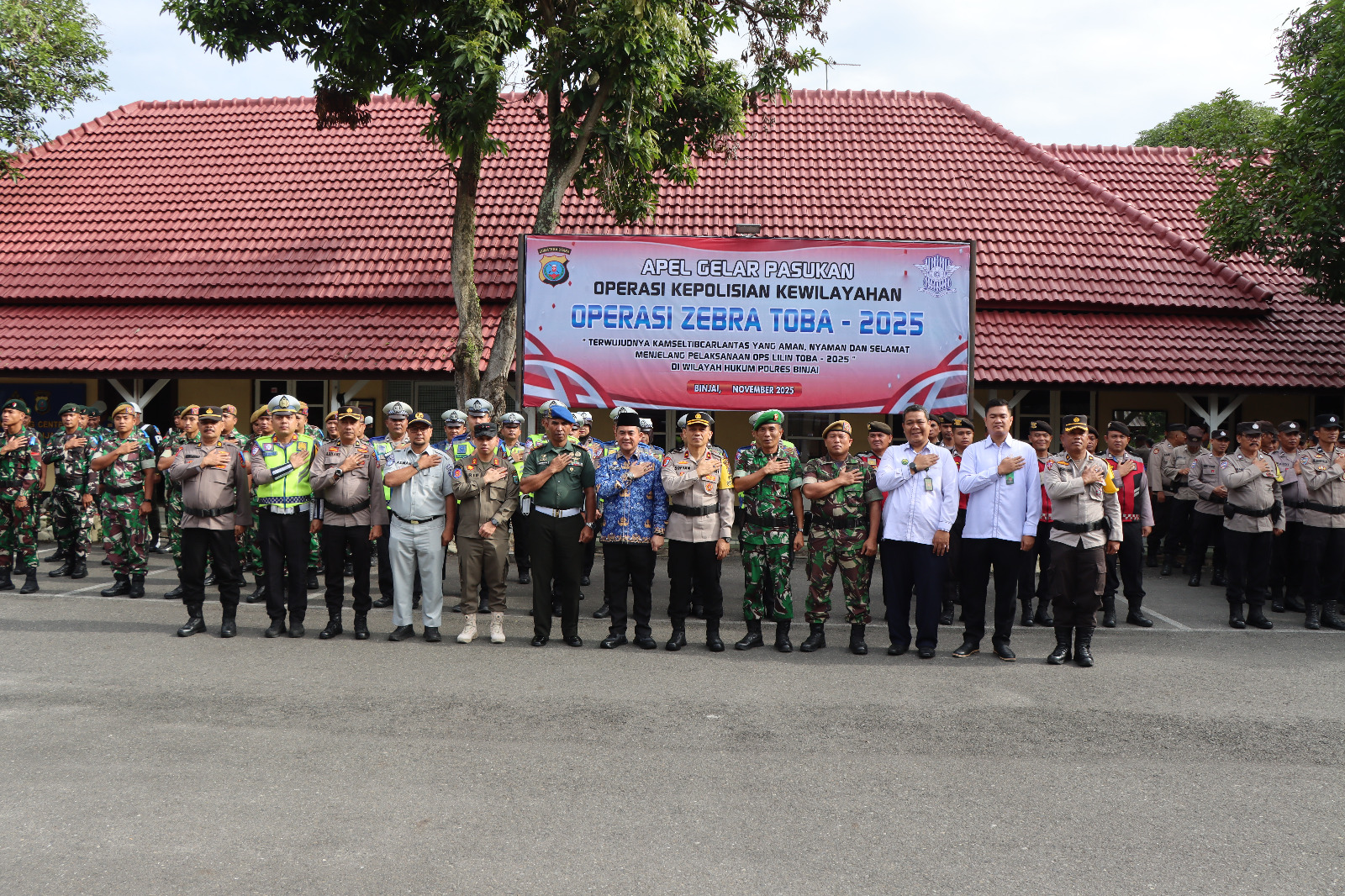 Siap-siap! Polres Binjai Resmi Mulai Operasi Zebra Toba 2025, Pengendara Wajib Tertib