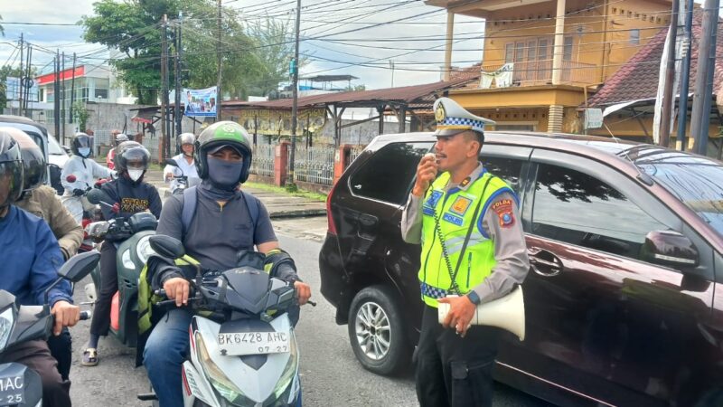 Transparan dan Tanpa Jebakan, Ops Zebra Toba 2025 Hari Ke-5 Fokus Sentuh Kesadaran Pengendara