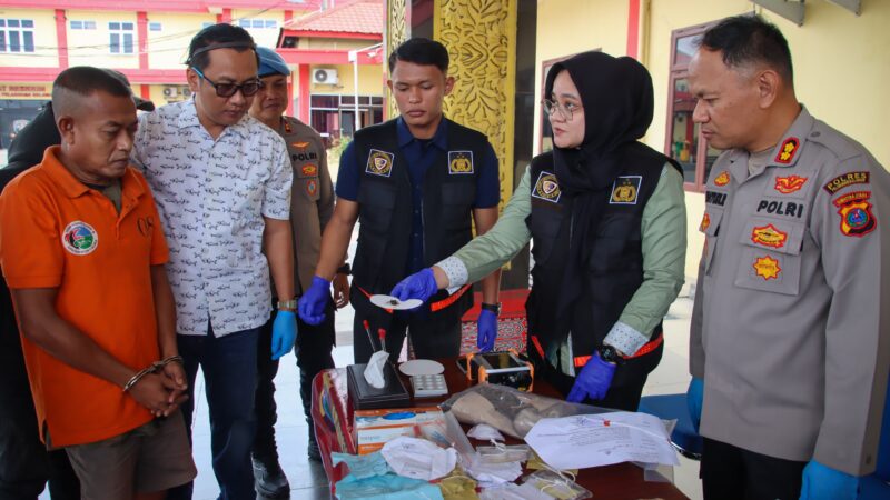Cegah Penyalahgunaan, Polres Pelabuhan Belawan Langsung Musnahkan Narkotika Hasil Sitaan