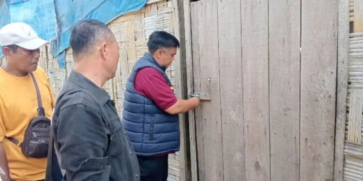 Tindak Lanjut Info Judi, Polres Tebing Tinggi Segel Area di Pinang Mancung dengan Garis Polisi