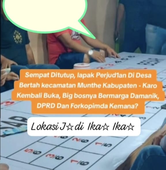 Warga Kecewa Berat! Lapak Judi Desa Bertah Buka Lagi, Aparat Dinilai Masuk Angin