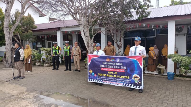 Sasar Gen Z, Sat Lantas Polres Belawan Edukasi Pelajar SMAN 16 Medan Lewat Ops Zebra Toba 2025