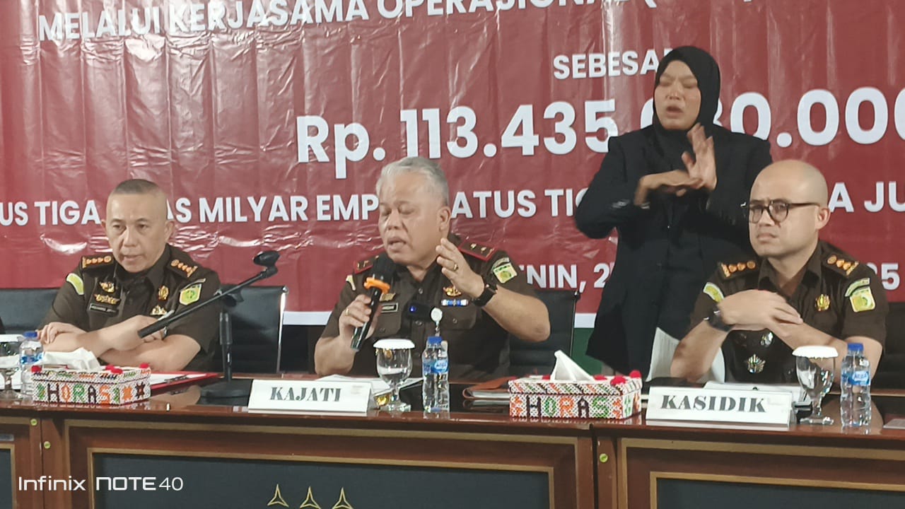 Kejati Sumut Buktikan Kinerja, Uang Rp 263 Miliar Kasus PTPN I Berhasil Dikembalikan