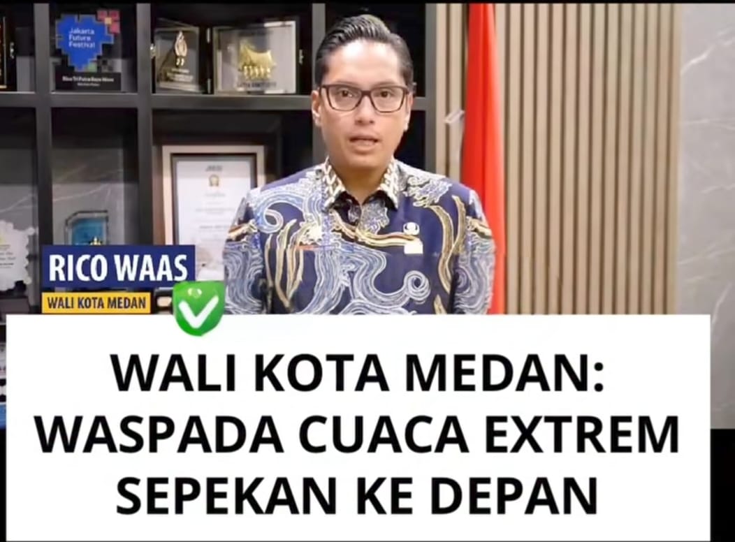Awas! 17 Kecamatan di Medan Terancam Terendam, Rico Waas Minta Warga Waspada Cuaca Buruk