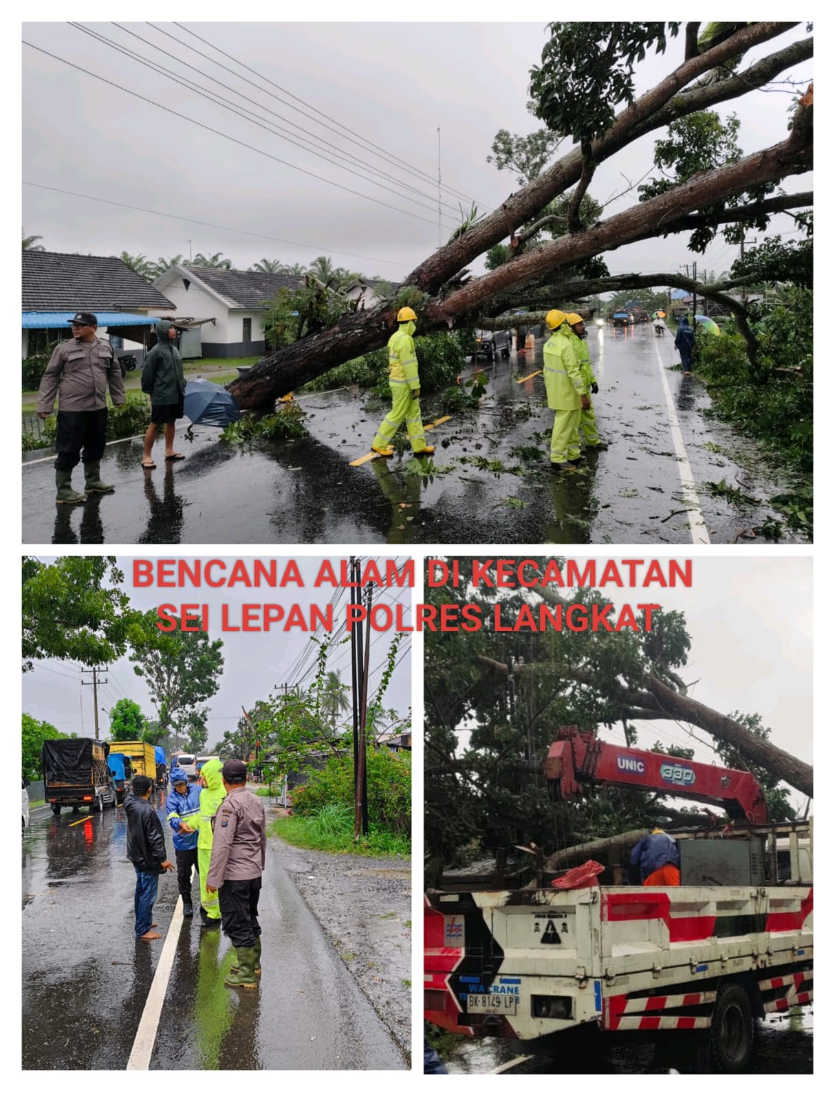 Polres Langkat All Out Tangani Bencana: Dari Evakuasi, Atur Lalin, hingga Koordinasi Lintas Instansi
