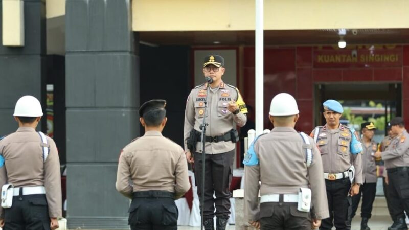 Bripka Khairul Yanto Di-PTDH, Kapolres Kuansing Ingatkan Personel Lain Jangan Main-Main