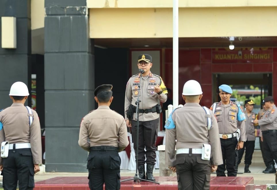 Bripka Khairul Yanto Di-PTDH, Kapolres Kuansing Ingatkan Personel Lain Jangan Main-Main