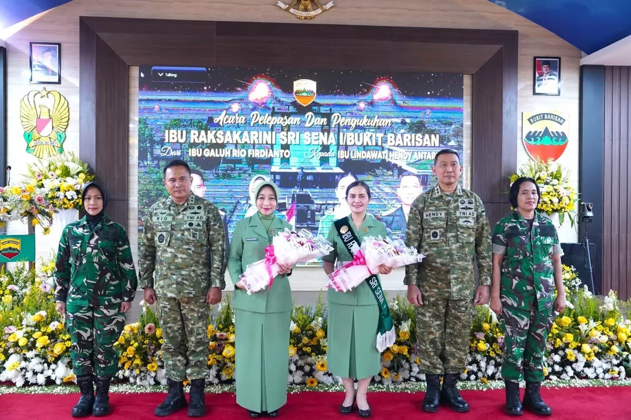 Mayjen TNI Rio Firdianto Serahkan Kepemimpinan Kodam I/BB kepada Mayjen TNI Hendy Antariksa