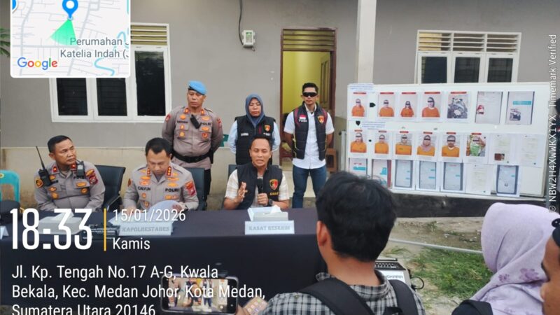 Polrestabes Medan Bongkar Komplotan Jual Beli Bayi