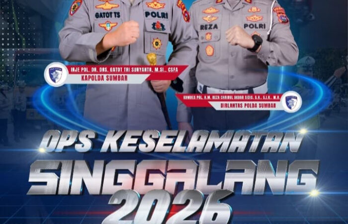 Ditlantas Polda Sumbar Jadwalkan Operasi Keselamatan Singgalang 2026 Selama 14 Hari