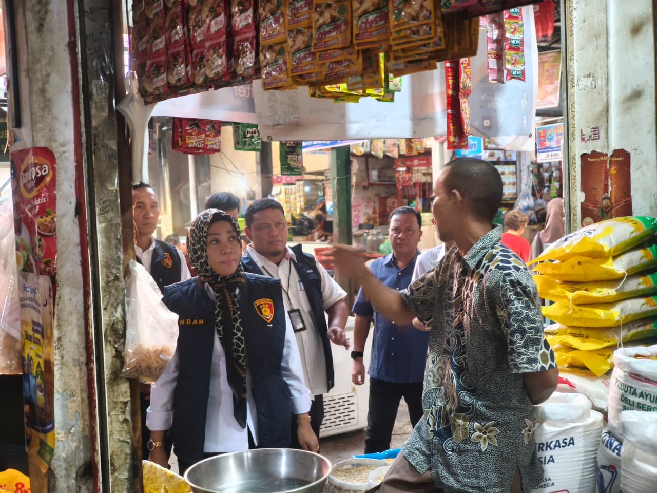 Satgas Pangan Polda Sumut Sidak Pasar Sei Sikambing, Harga Minyakita Terpantau Masih Sesuai HET