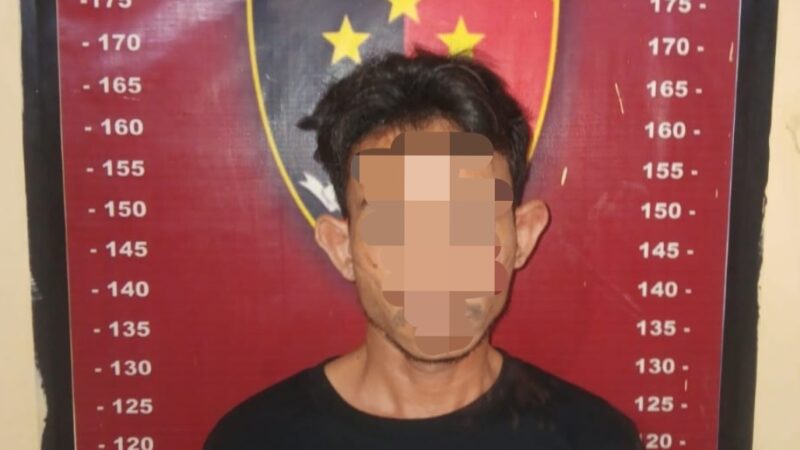 Unit Reskrim Polsek Tanjung Morawa Amankan Terduga Pelaku Pencurian Sepeda Motor di Desa Limau ManiS