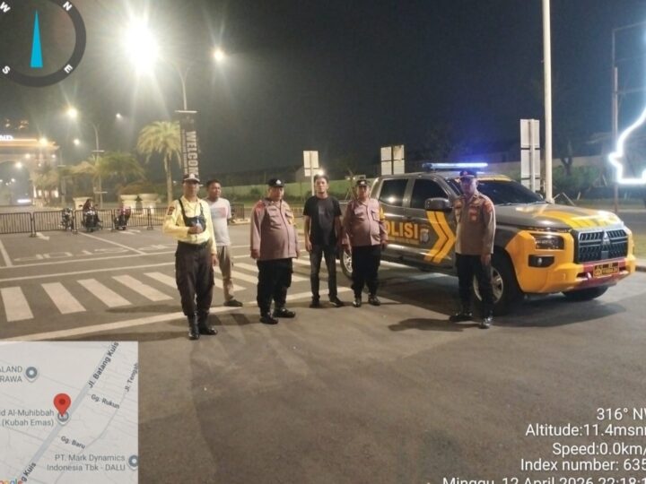 Polresta Deli Serdang Gelar Patroli Blue Light, Wujudkan Rasa Aman Bagi Masyarakat