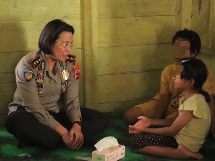 Kapolres Samosir Jadi Orangtua Asuh Anak Korban Penganiayaan, Wujud Kepedulian Masa Depan Korban