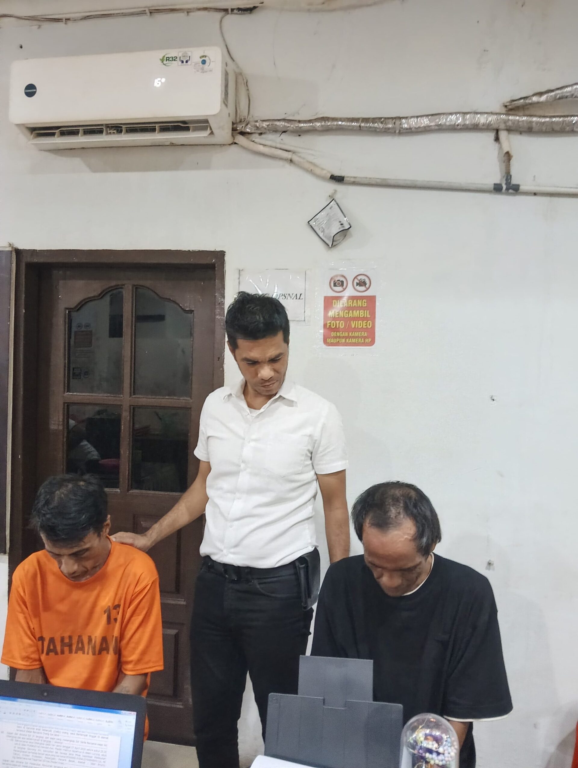 Unit Reskrim Polsek Medan Kota Amankan Dua Pelaku Curanmor.