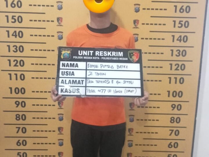 Unit Reskrim Polsek Medan Kota Berhasil Amankan Pelaku Melakukan Pencurian Cincin