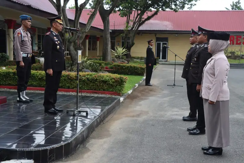 Memperingati Hari Kebangkitan Nasional ke – 118, Polres Binjai Laksanakan Upacara Bendera