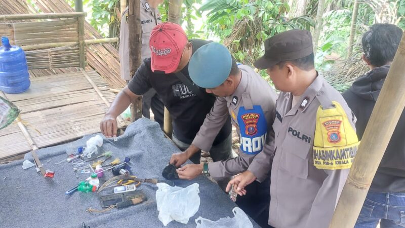 Polsek Biru-biru Ungkap Kasus Sabu di Bekas Kafe, Seorang Pria Diamankan