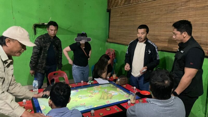 Sat Res Polres Karo Turun Langsung Gerebek Judi Tembak Ikan di Tigabinanga, Dua Perempuan Diamankan