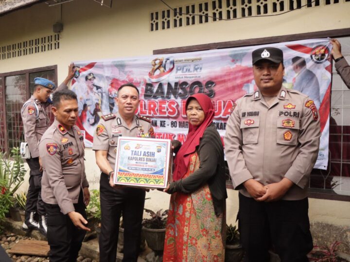 Polres Binjai Tebar Kepedulian Sosial Menyambut Hari Bhayangkara ke-80, Wujud Nyata Polri Humanis dan Hadir untuk Masyarakat