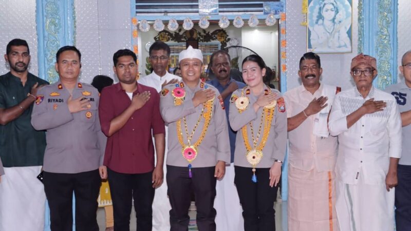 Sinergi Kamtibmas Polres Asahan Diperkuat Kapolres AKBP Revi Nurvelani Lewat Silaturahmi Bersama Tokoh Hindu